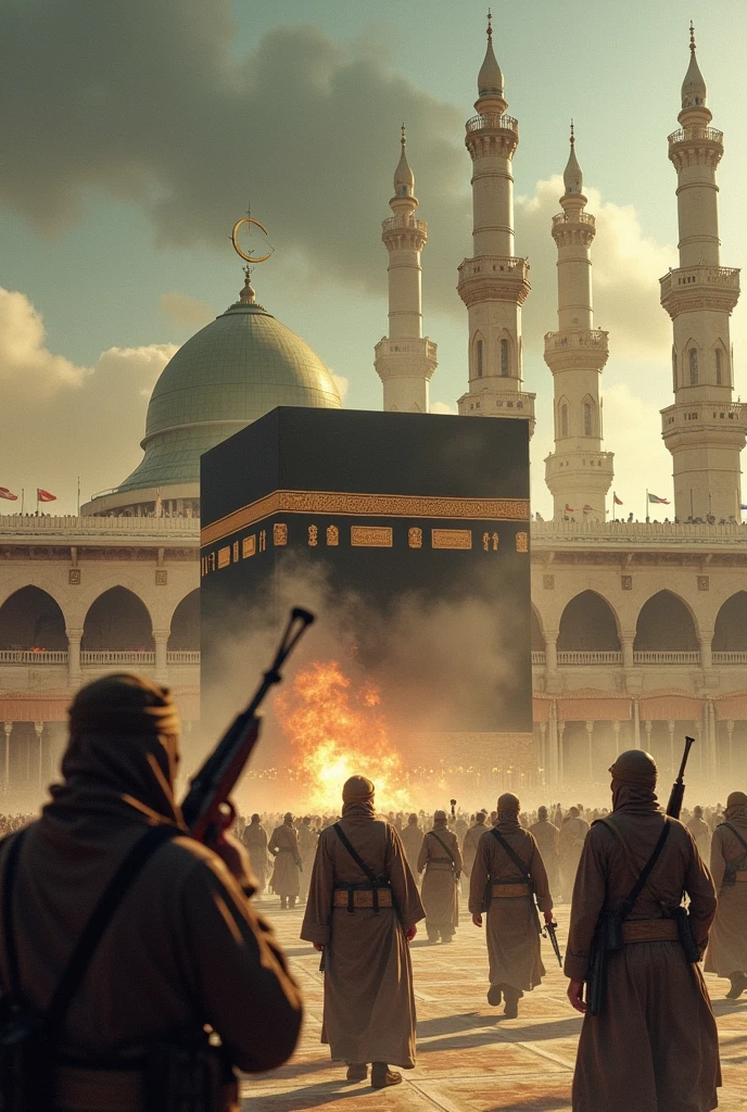 Attack on mecca
Year 1979 lead by juhayman al otaibi