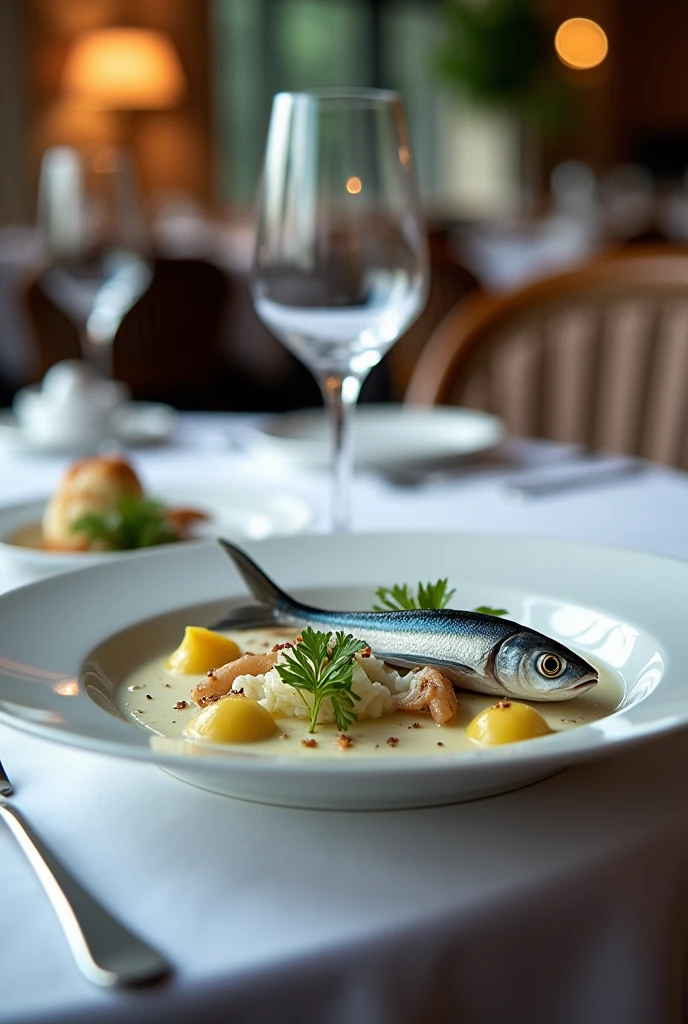 ribbon fish in restorant