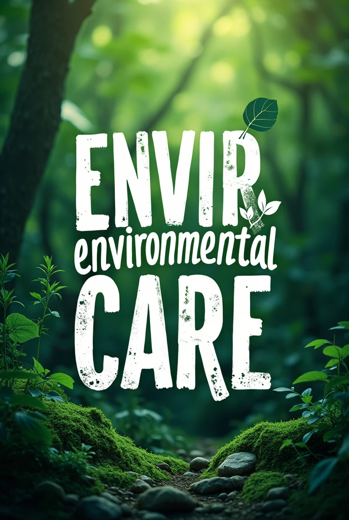 Draw a Slogan about Environmental care

