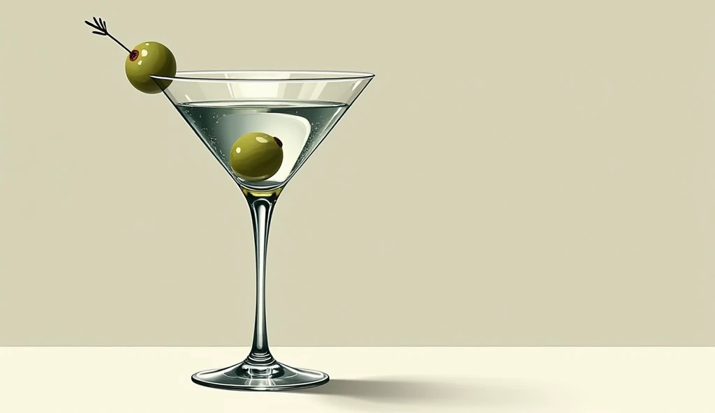 martini illustration