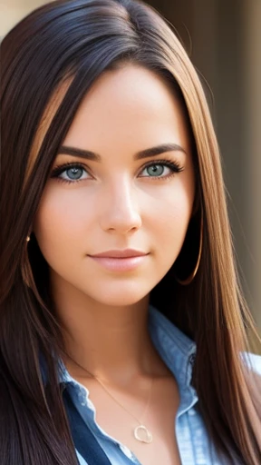 A beautiful young Adelberg woman focus on the face