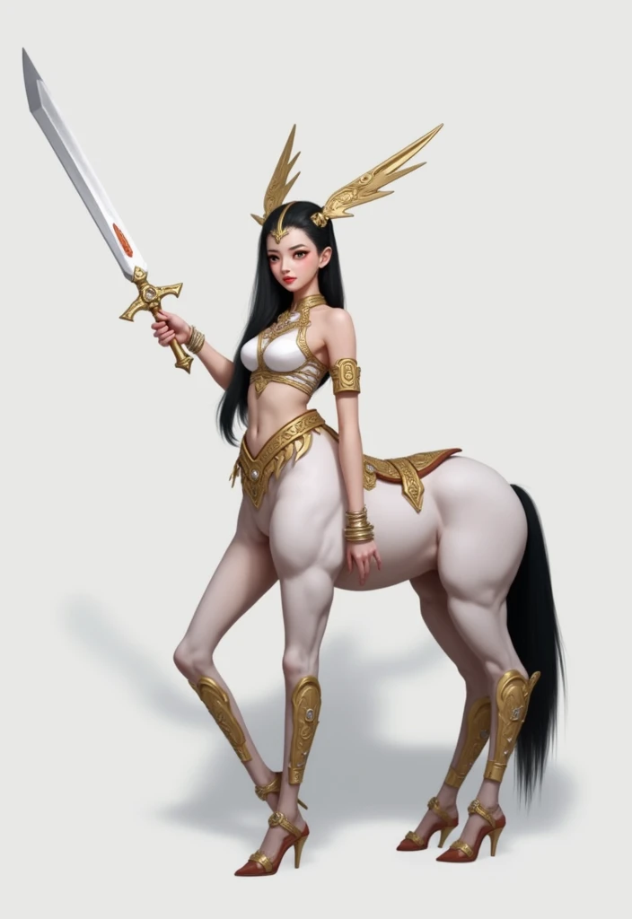 ((Masterpiece))), (((Best quality))), ((Ultra-detailed)), (Hyper-realistic), (Highly detailed CG illustration), Cinematic light, Photorealistic, Extremely beautiful girl, Light makeup, Large chest, Intricate Iba's details, Red cape, spear, On top of the horse