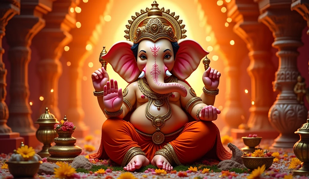 Ganpati background decoration