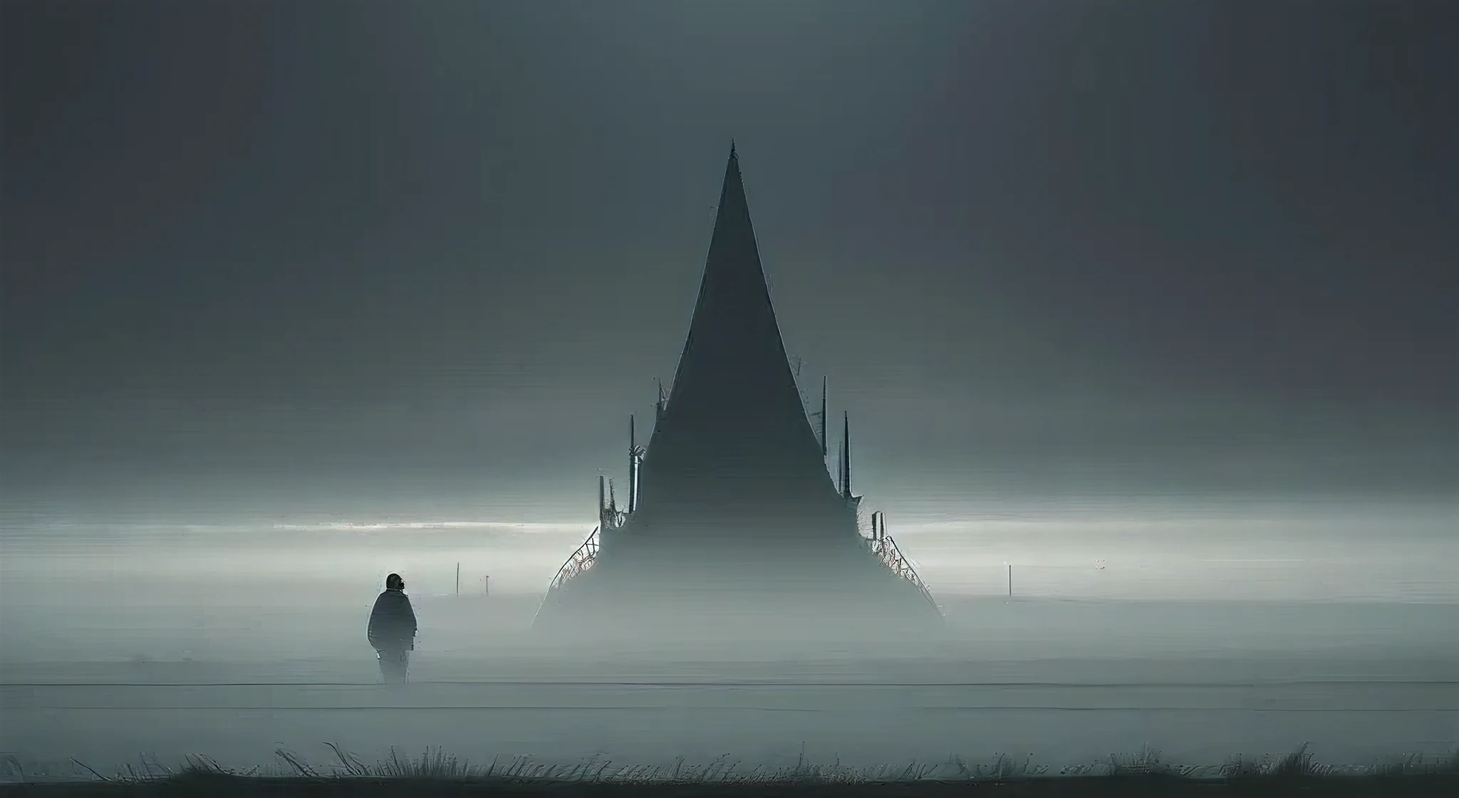 loneliness and hard fog, surreal elements