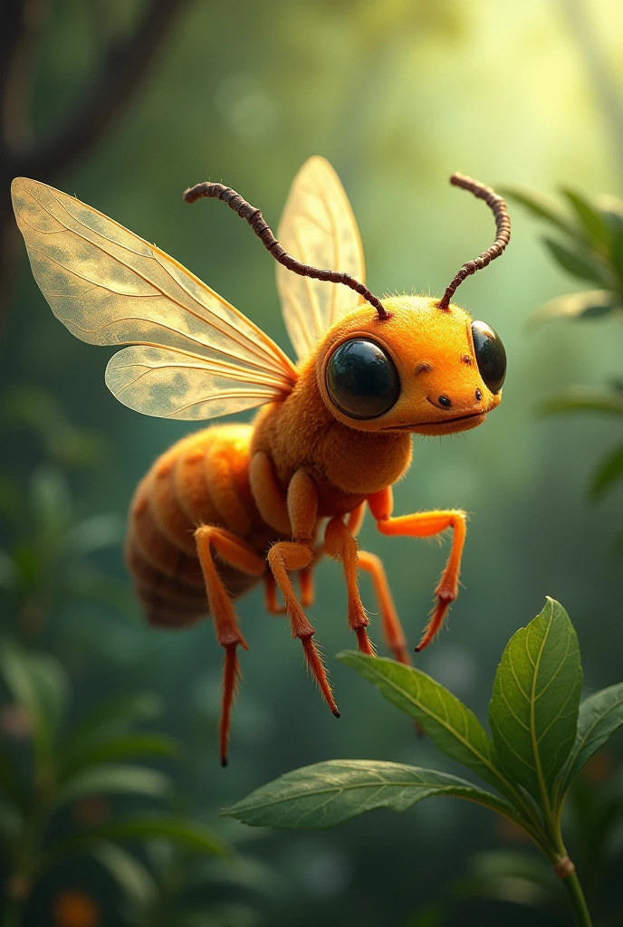 A male honey pot ant with wings