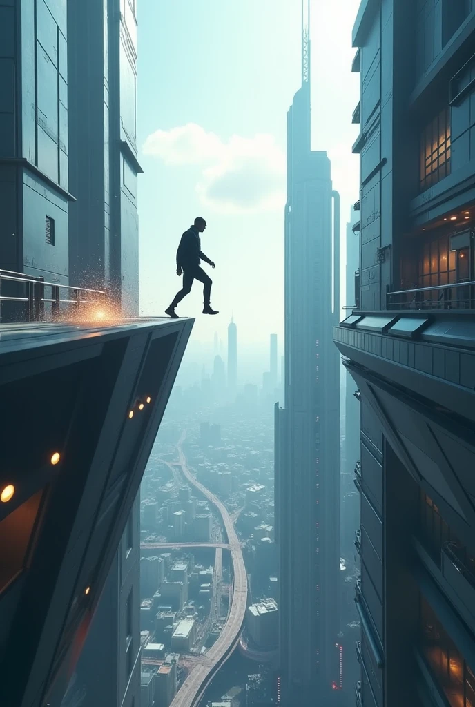 stunning futuristic leap of faith