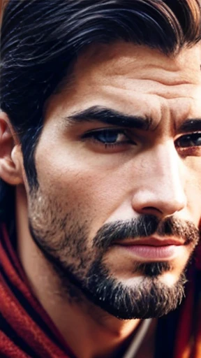 A man Asamoneus focus on the face