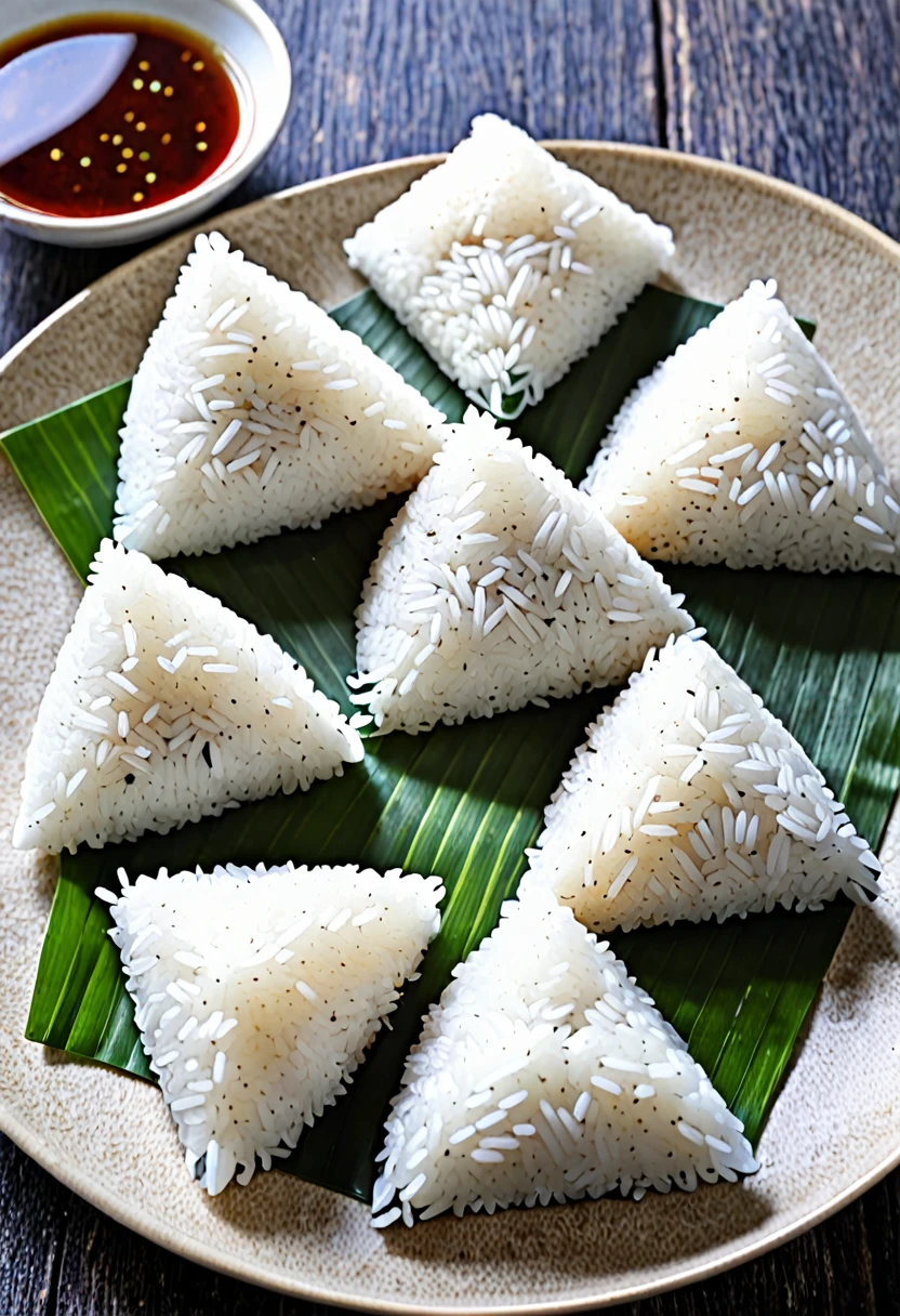 Triangular rice balls