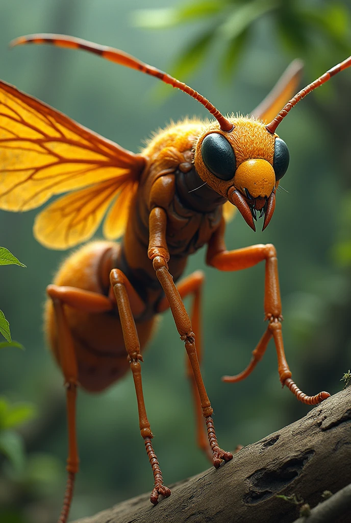 Winged soldier male honeypot ant.