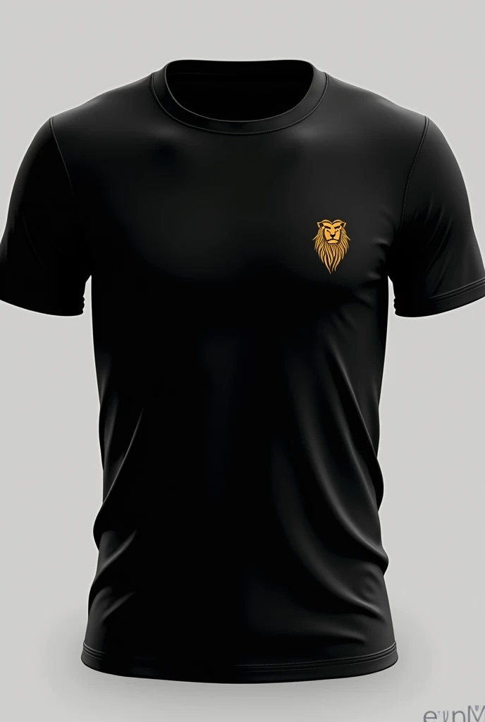 Make a black shirt, with a small logo , like a drawing of a lion , I don&#39;t want the lion to be realistic , but in the form of a drawing