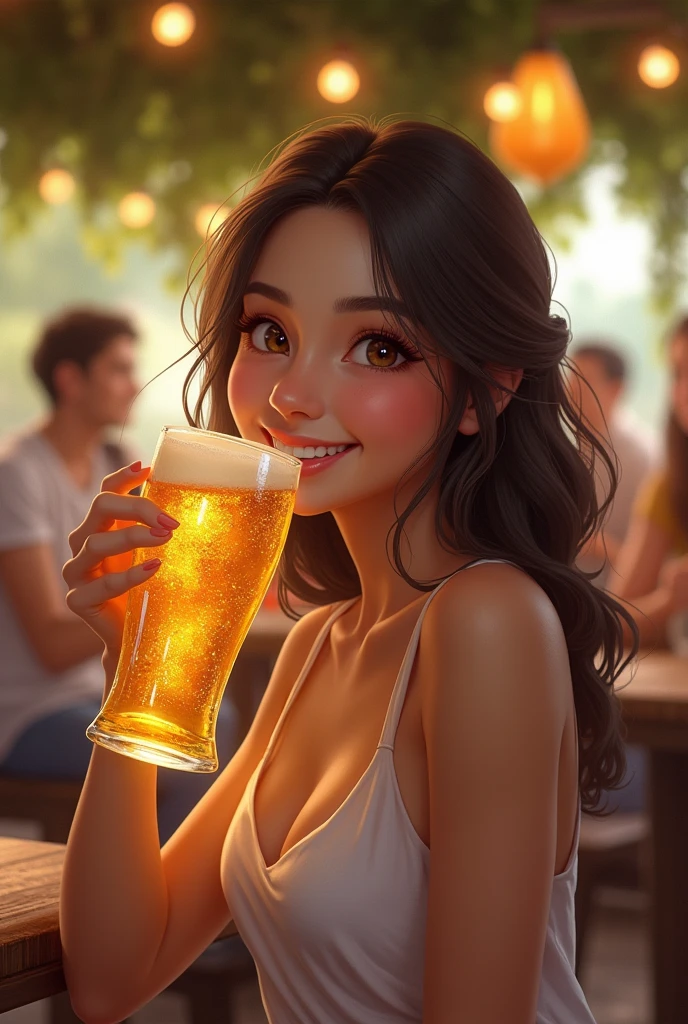 girl beer