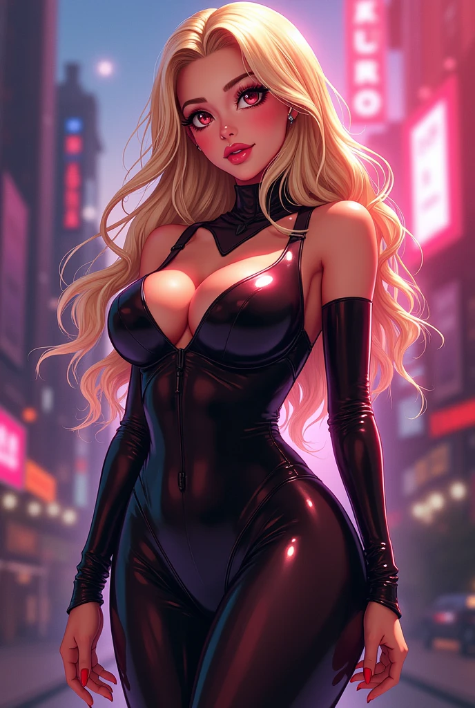 ((Cowboy shot:1.4)) 1 Same Girl , Perfect Beautiful , ((bald head)) ,(chrome skin:1.1), (silver arms, silver face, silver legs) ((android woman)),( metallic android , Black Gothic Dress , Athletic Body , ((gigantic breasts:1.2)) Extreme Detailed Portrait With Bokeh Effect , Realistic Lighting , Night Street View , Dark Vibe , Crowd , Gothic Makeup , Gothic Tattoo , Posing Like a Model , Look at Viewer, cool lighting, blue street lamp light((sunset ambiance light:1.0))