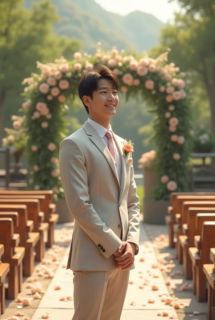 I want a picture of BTS&#39;s Jin getting married
