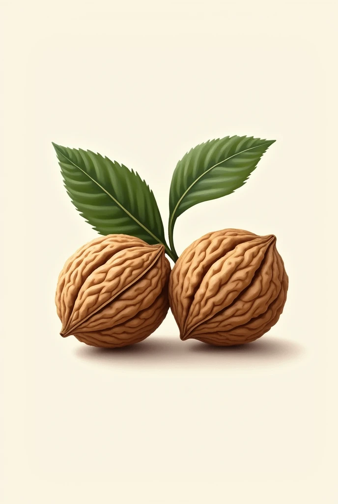 Italian restaurant logo with an image of two walnuts