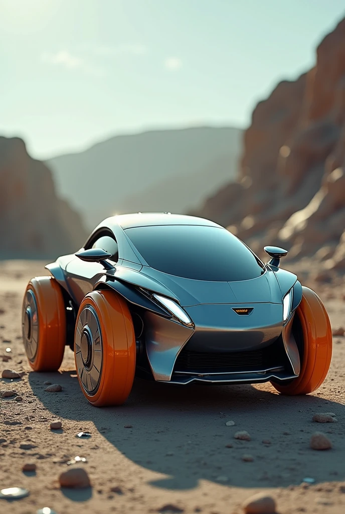 As the name indicates, silvered leaf car robot bike are silver to dark gray in color. Infants, roport however, are bright orange and sky blue