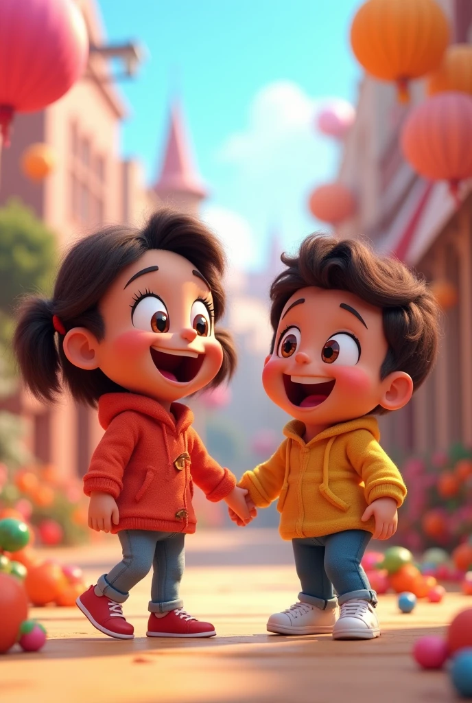 social media ads featuring two animated friends sharing exciting news. With Seart, you can design ad visuals that truly capture the essence of engaging conversations, making your content more relatable and captivating."