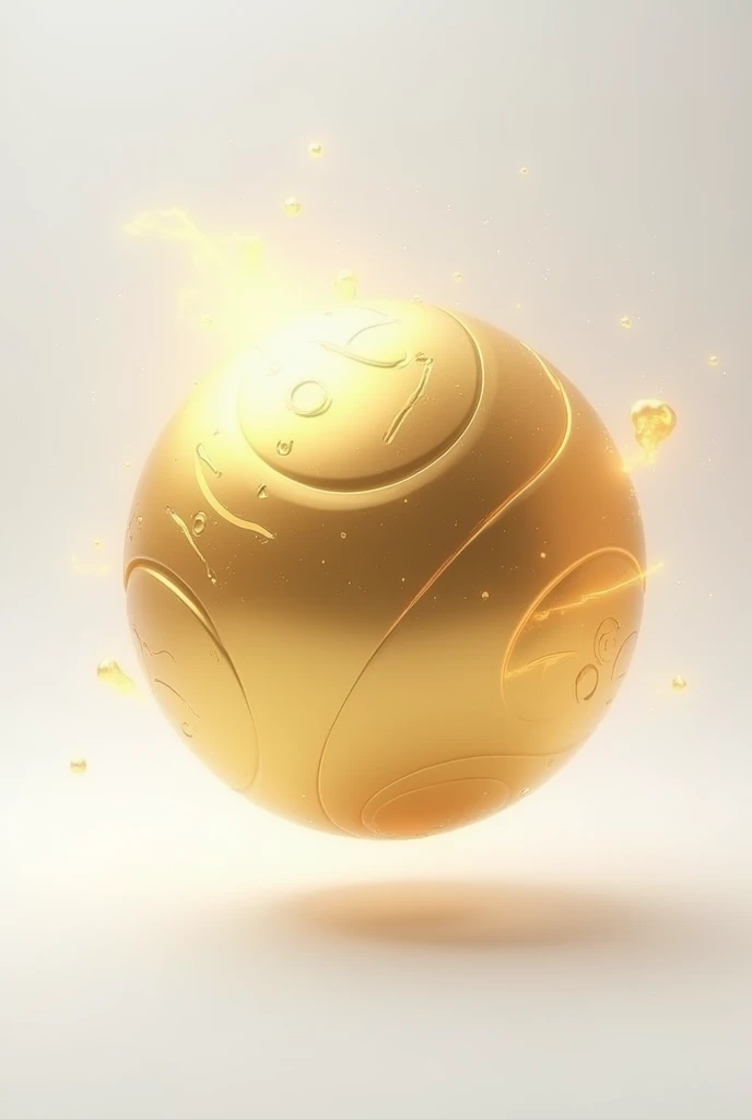 Golden yort with white backgrounds