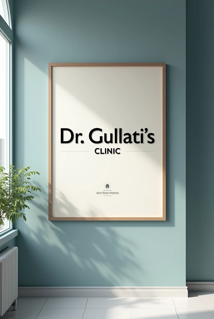 I want a clinic board with name of dr gulatis clinic
Clinic of mentals