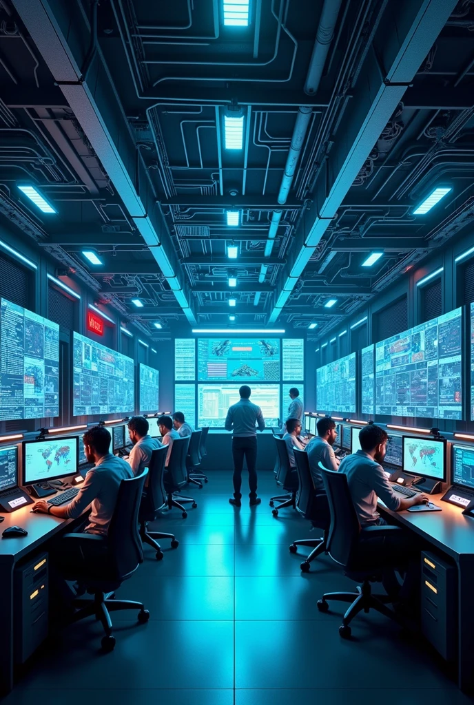 Create an image of the IT area, that contains the following sentence - feel the power that comes from T.I.