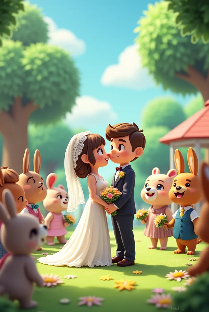 Nintendo Animal Crossing Wedding with Humans