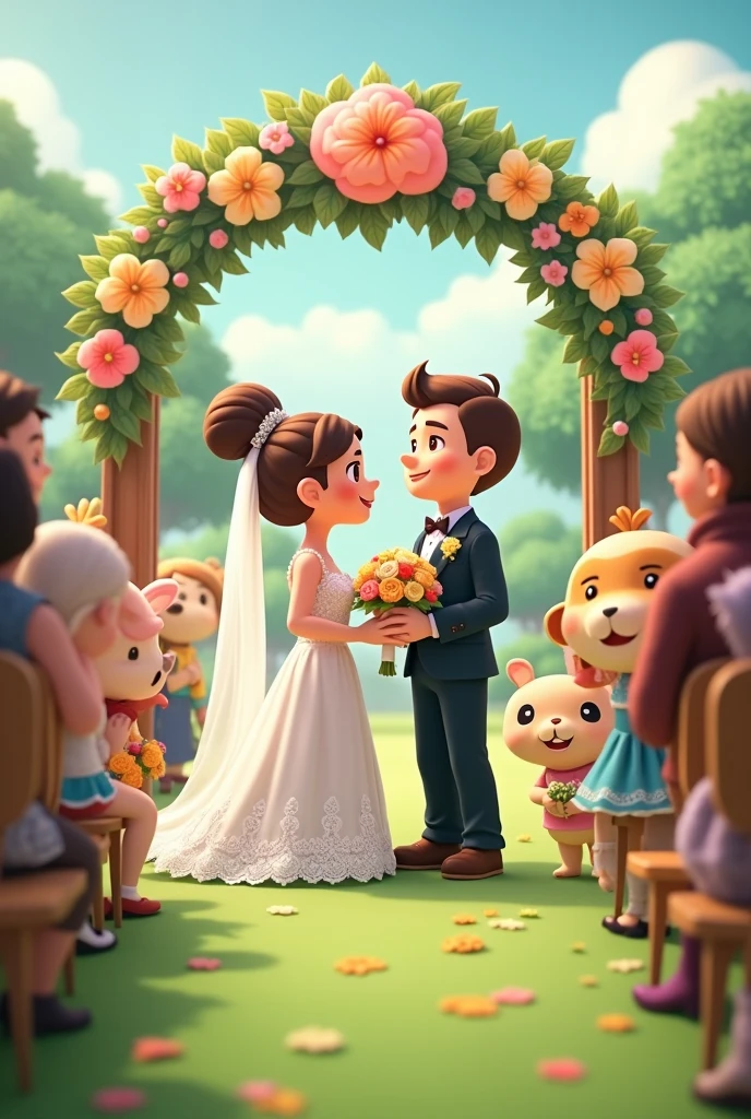 Nintendo Animal Crossing Wedding with Humans