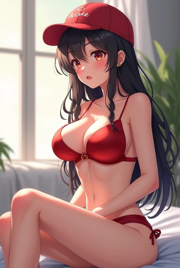 (Bottom: 1.2) 、 (Sit down and show me your groin) 、 (Dynamic Pose: 1.1), sexy girl, highest quality 、 ultra-high resolution 、 high resolution 、, very detailed CG 、 8K unit wallpaper 、 、, braided hair ((Racing model, racing model, racing model, racing model hat, wearing legwear very, elbow hand pocket 、 satin panty 、 bikini top 、 full body 、 micro skirt)) 、 (wet body: 1.4) 、 (Sparkling body, 1:1.6) 、 red face, sweat, embarrassment 、 (Ahegao:1.5) 、 (Putting out the tongue and drooling) 、 red face 、 shy 、 、)、