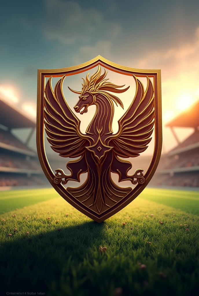 Rajput power name cricket logo background cricket stadium