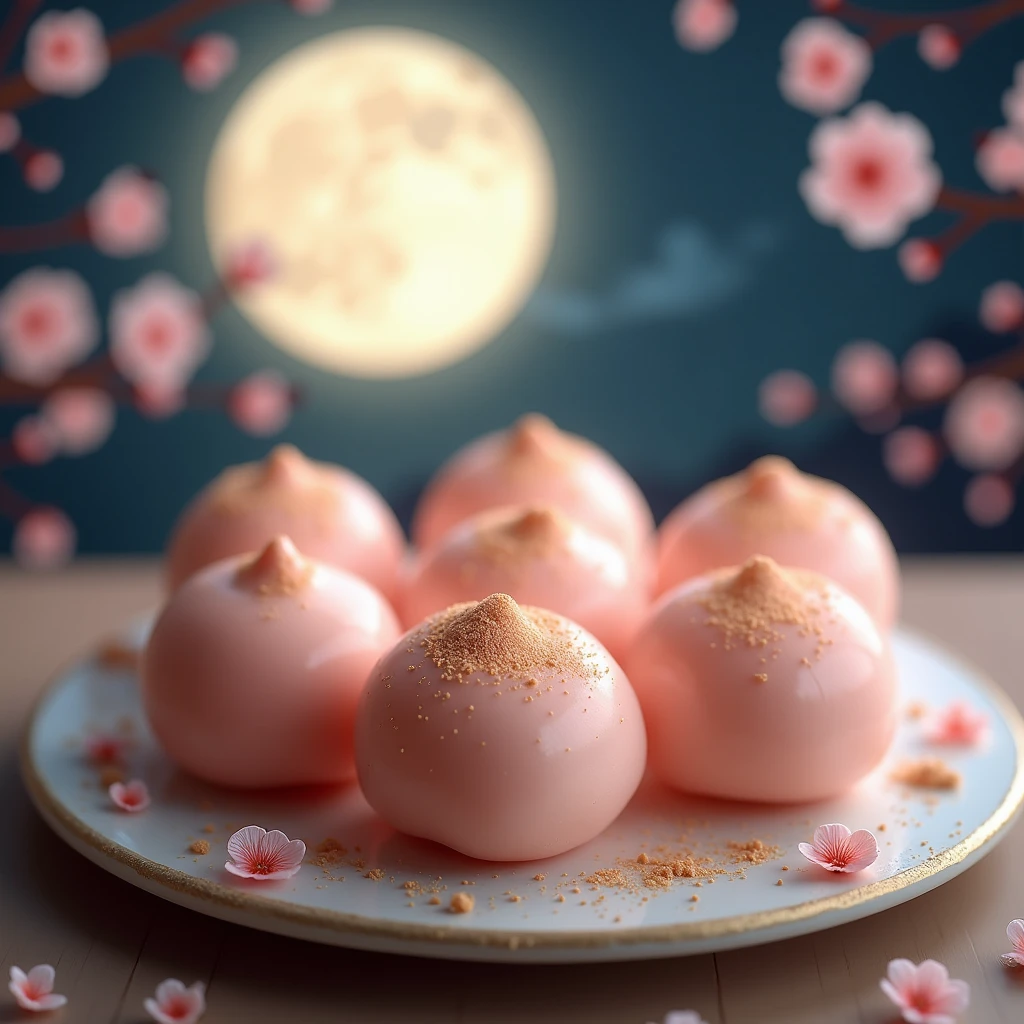 Japanese Tsukimi Dango、