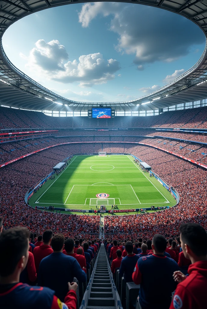 Football stadium background 