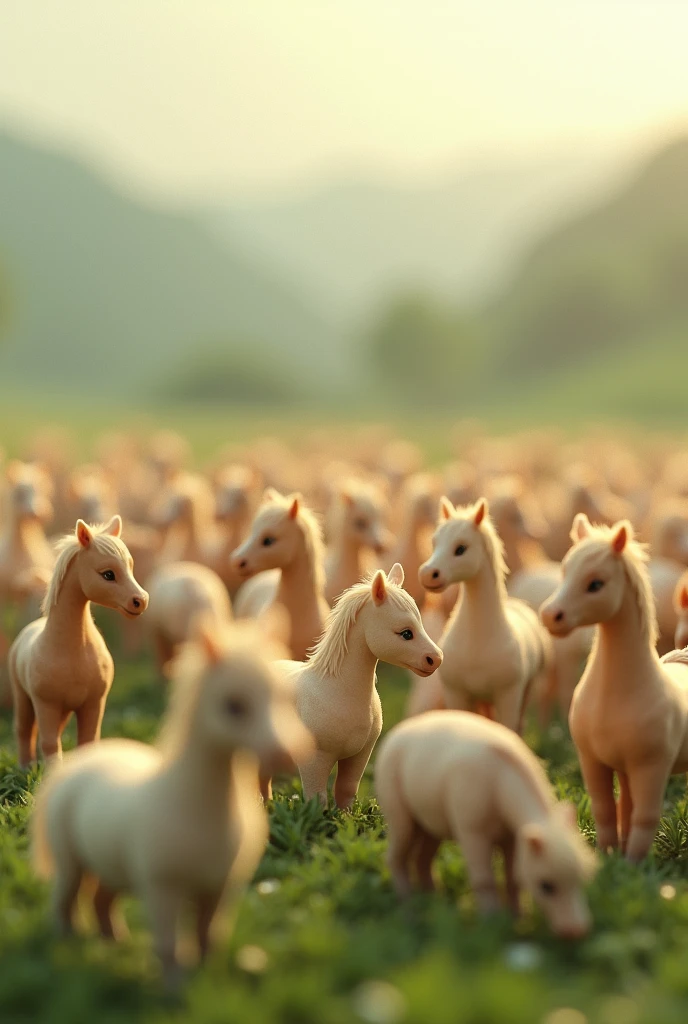 1 hundred small horse same as duck size