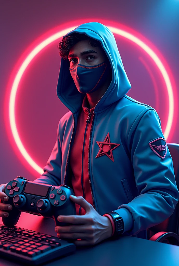 Profile picture with PS5 Controller Fortnite skin below the name WILD_Swatty_ERIC in a round shape