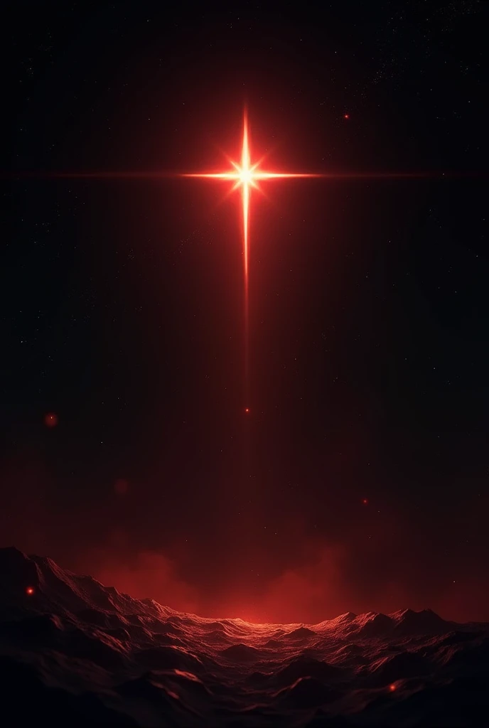 1 single bright star, time, secret, red-black
