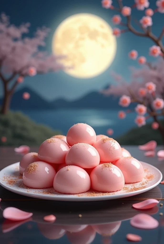 Japanese Tsukimi Dango、