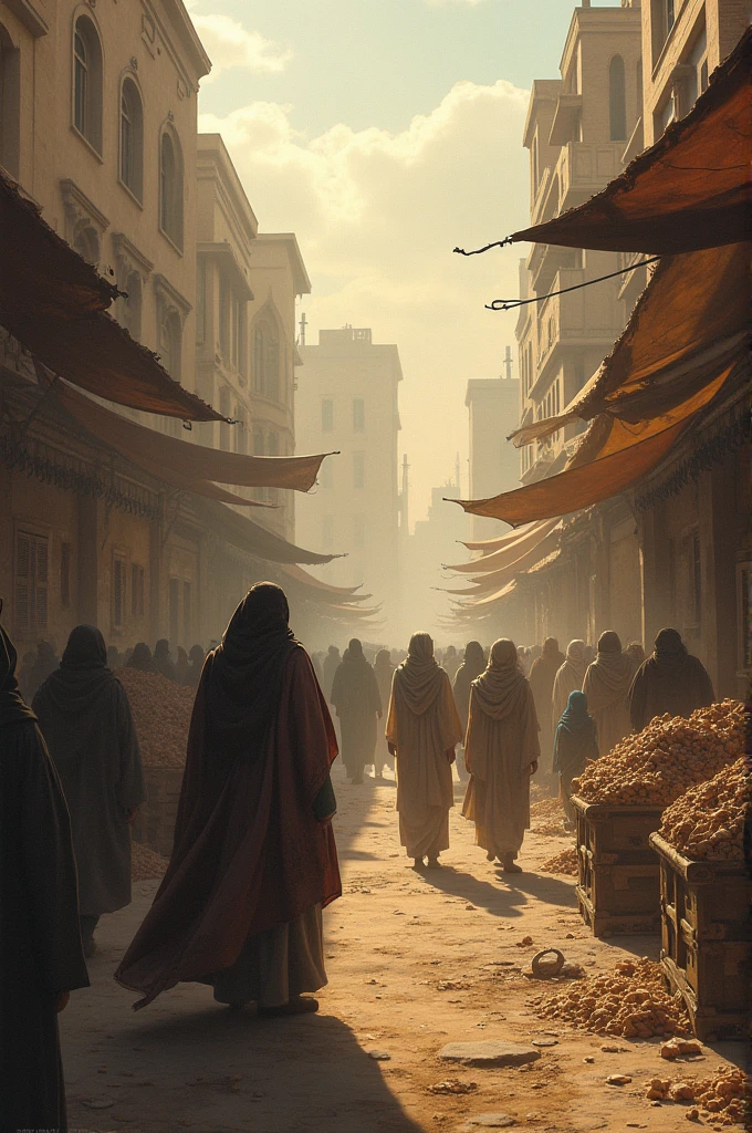 The once-bustling markets were deserted, and the land seemed to cry out in despair. The Sultan, deeply moved by the suffering of his people, immediately ordered the royal granaries to be opened. He distributed food and water to every corner of his kingdom, ensuring that no one went hungry.
