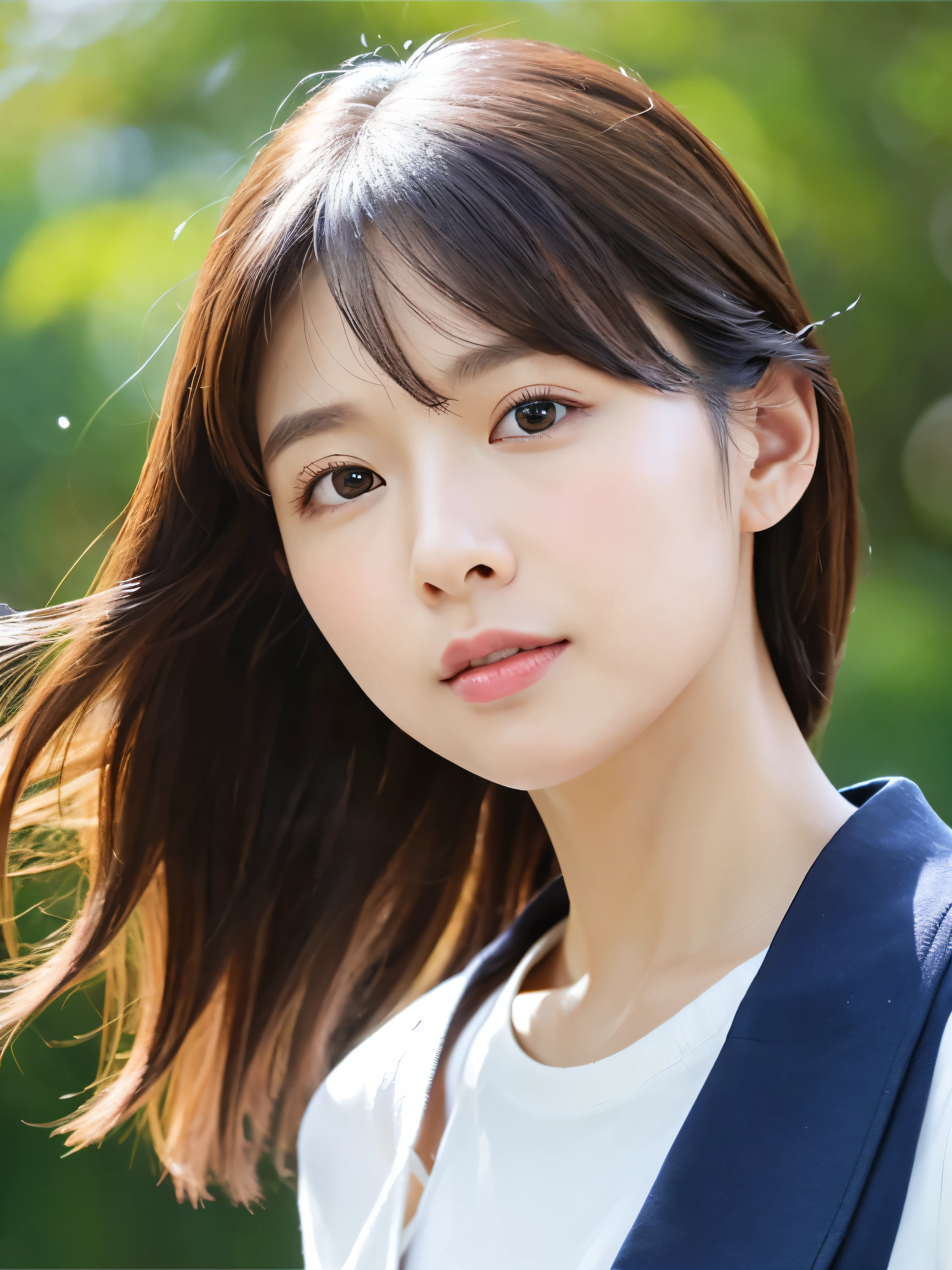 (8k、Live shooting、highest quality、master piece:1.2)、Super detailed、super resolution、(real、realPhoto:1.37)、Portrait、High-definition RAW color photo、professional photography、very detailedで美しい、very detailed、8k画壁紙、amazing details、huge file size、official art、very detailedなCG Unity 8kの壁紙 very detailedな女性、Madam、40 year old woman with a handsome face, very narrow eyes、very detailedな肌、very detailedな指、very detailedな鼻、Very detailed、perfect anatomy、detailed background、Detailed service、white skin、glowing skin、semi-long、real-looking face、delicate eyes、Drooping eyes、Looking at the camera、cowboy shot、Front facing、standing posture、dynamic lighting、close up of face、show your skin、No accessories、put your hand on your cheek、touching his cheek、plain background