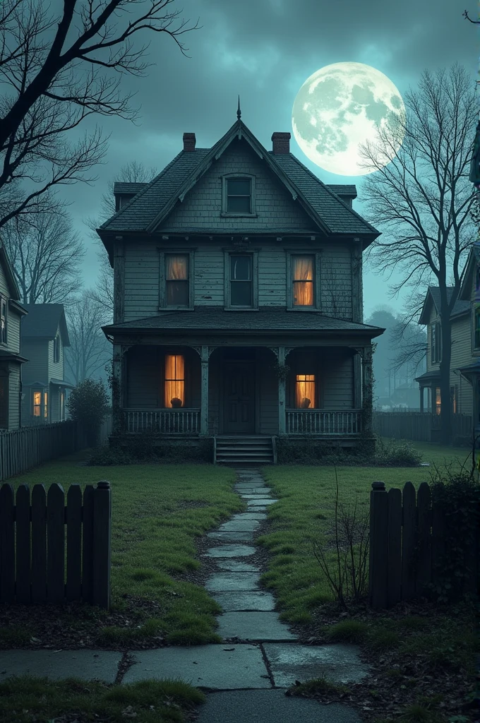 Haunted house in the neighborhood