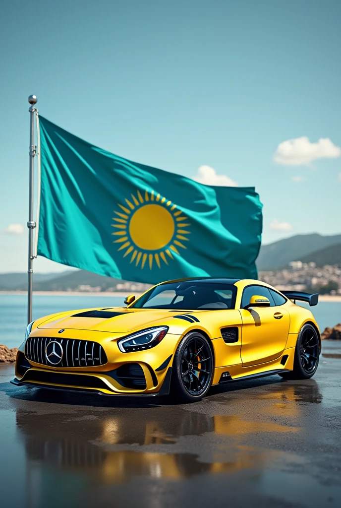 Mercedes Amg Gtr Рени кок kazakhstan flag
Aqtau