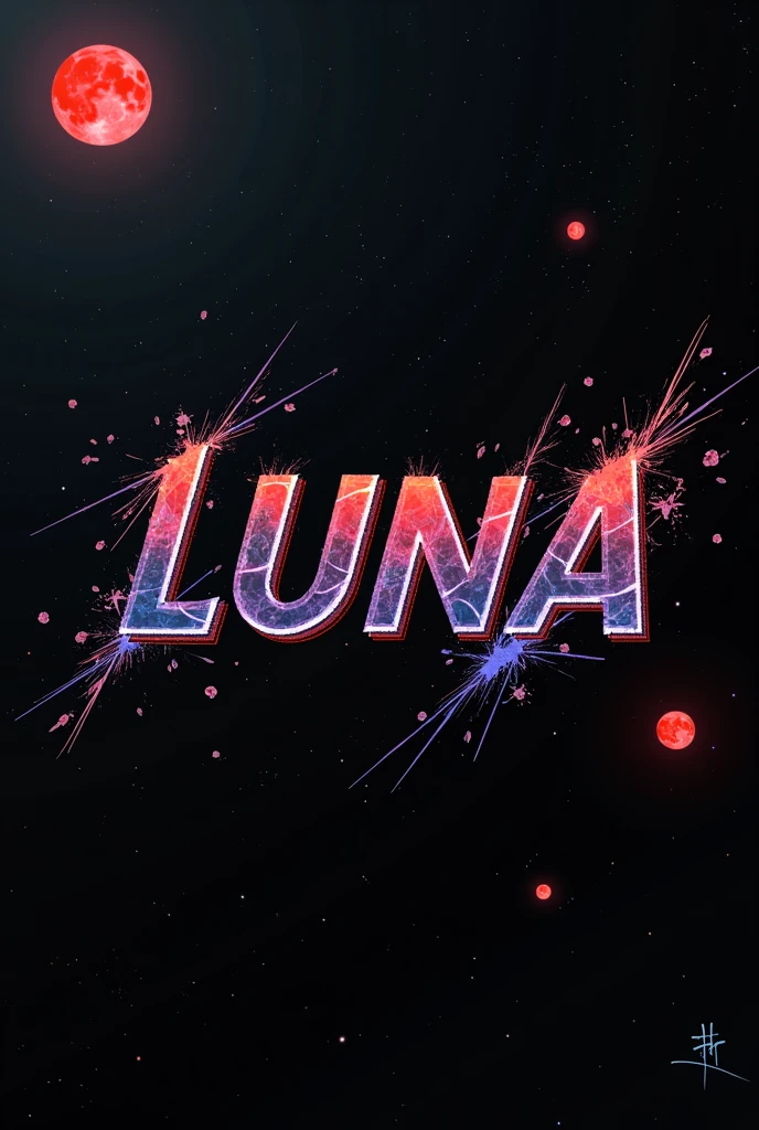High resolution, logo spelling swiftly “Luna” cool, Jdm theme, anime theme, Cyberpunk vibe name spelling, brand logo, logo for tshirt, brand logo “LUNA”, acid trip vibes, acid trip, shooting stars,  inside “LUNA”, Acid trip hallucinations inside “LUNA” , Waves of hallucinations inside “LUNA, splash, black roses with green leaves, blood moon, horror, ice, hallucinations of peace, sins, 