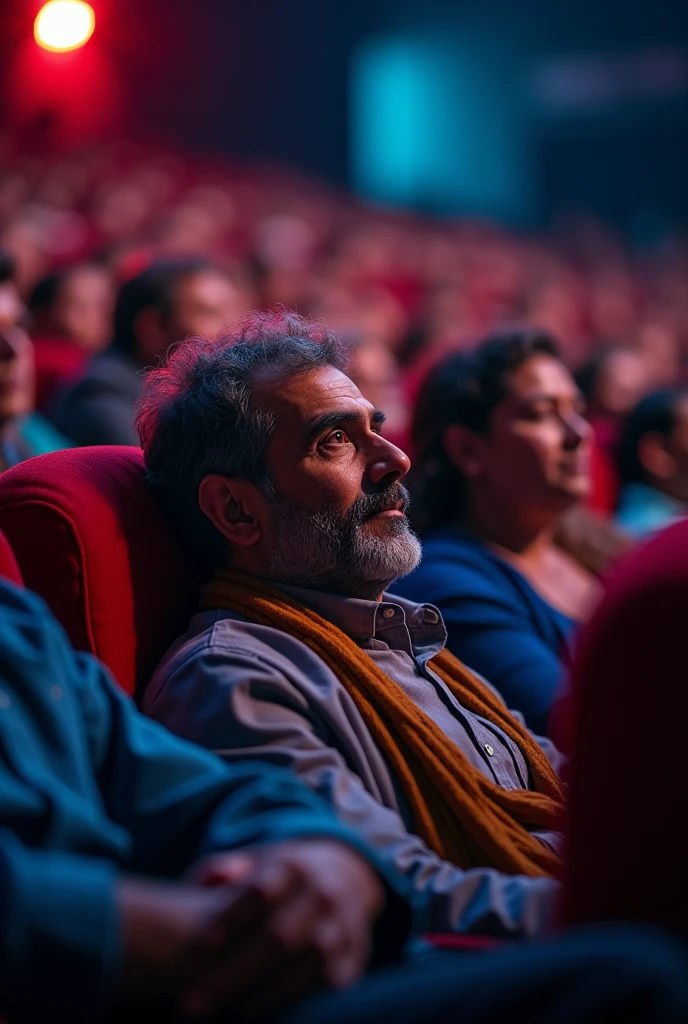 30 year old Indian man, movie theatre