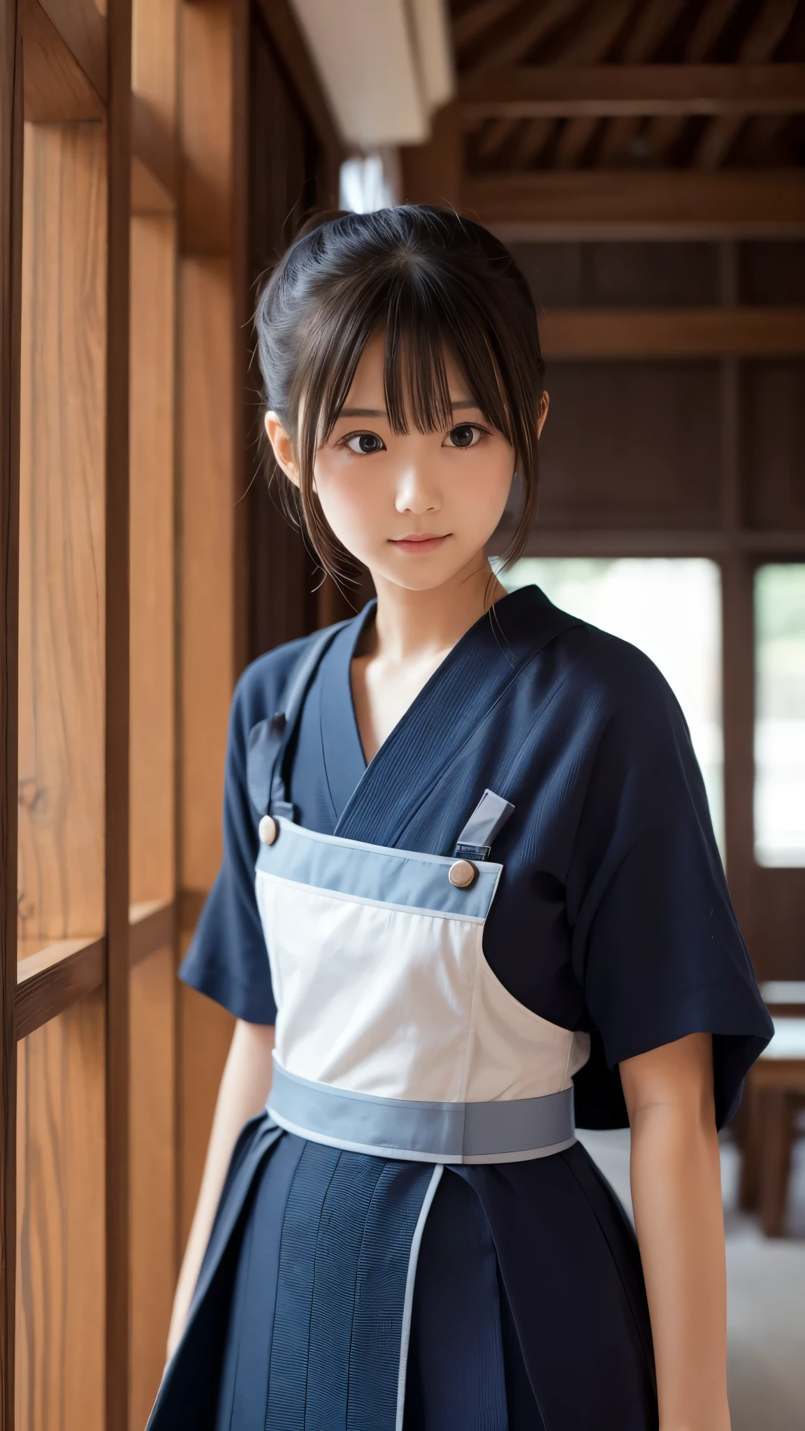 Cute girl, kendo,