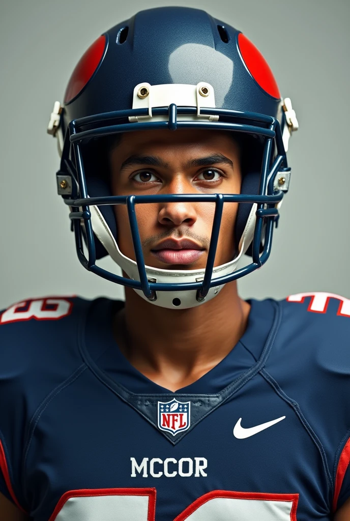Create an ordinary football player (from head to shoulders) You have to be a football player ⚽ 
