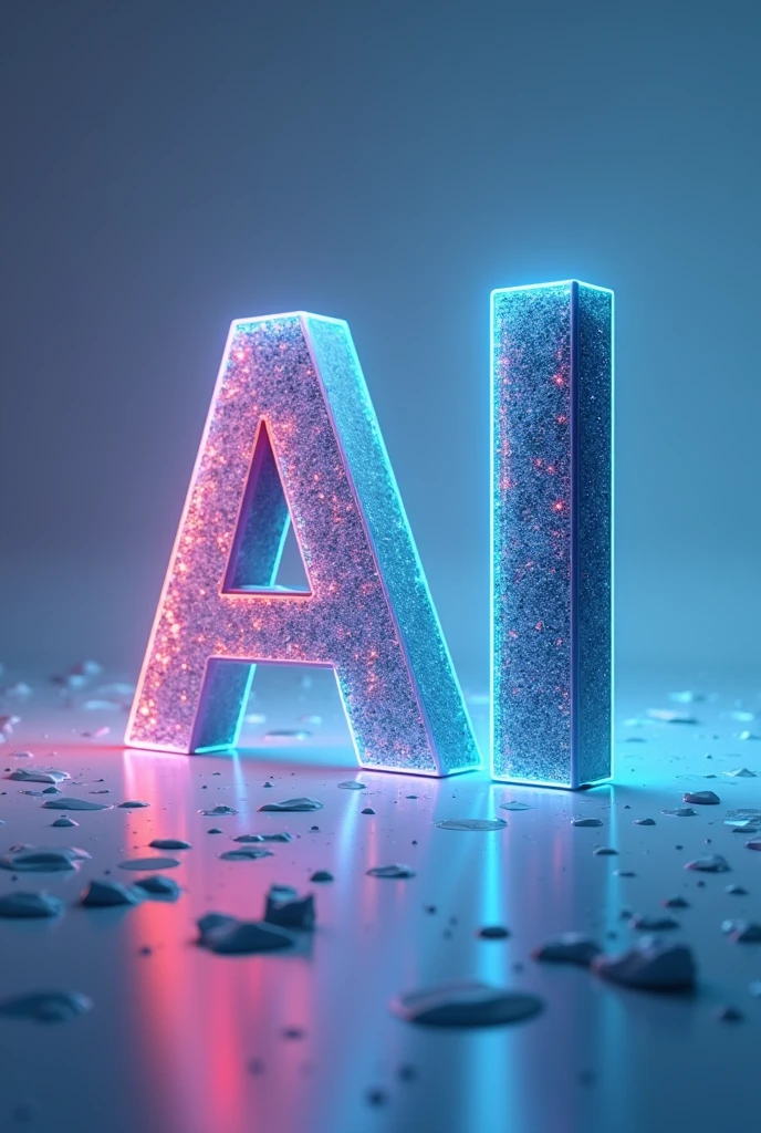 A large icon with the word AI written on it