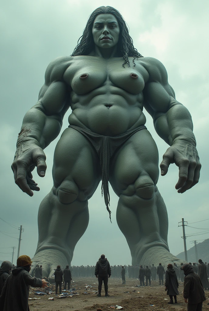 Giantess stomp and crush tiny men 