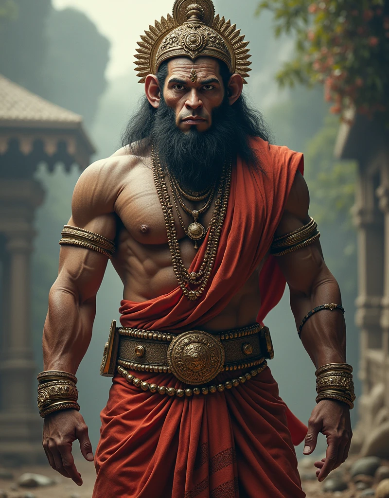Lord Hanuman. Background blur