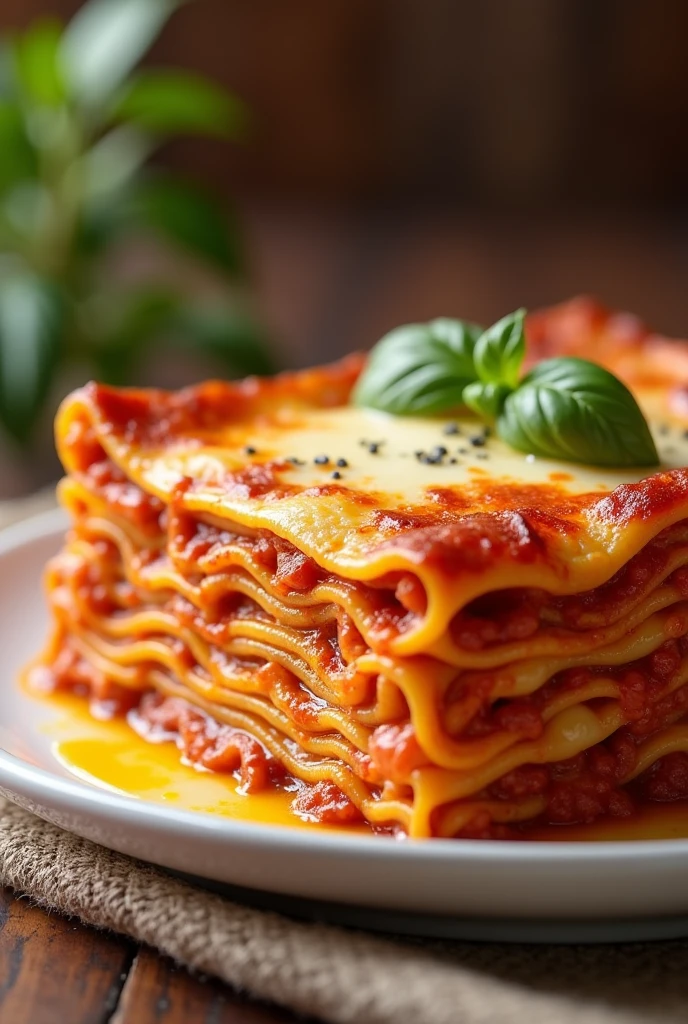 A nice warm lasagna