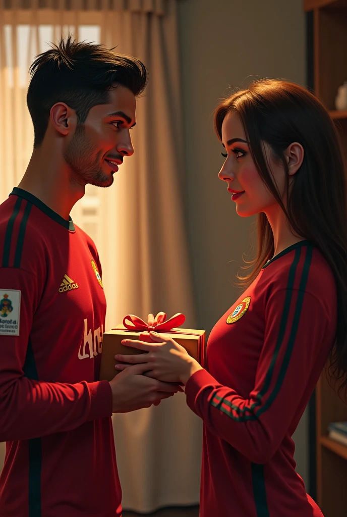 Ronaldo football gift to other person
