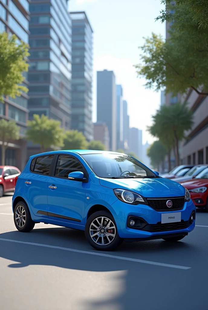 Uno car in blue color 