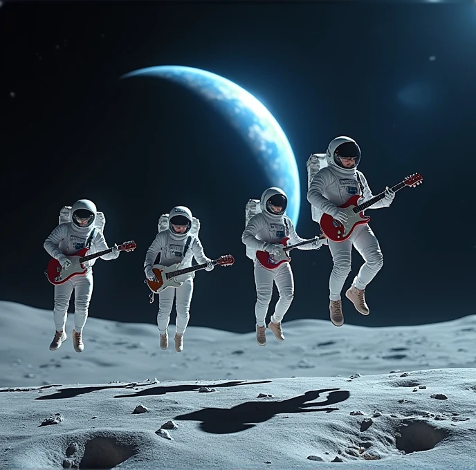 British rock band Coldplay will hold a weightless concert on the moon!