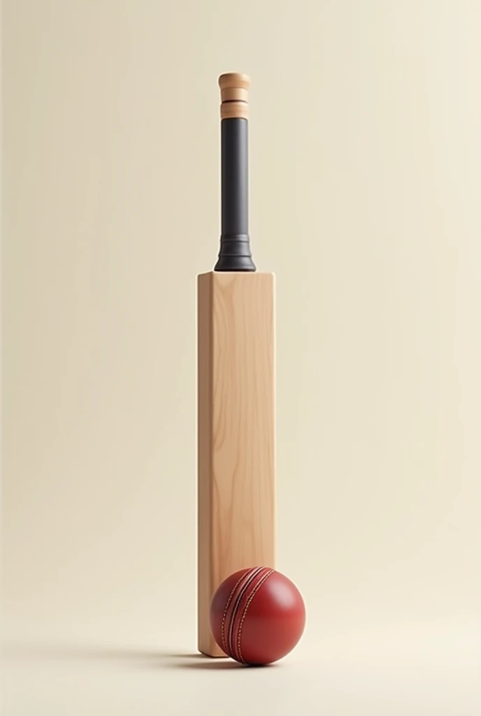 Cricket bat and ball symbol 

