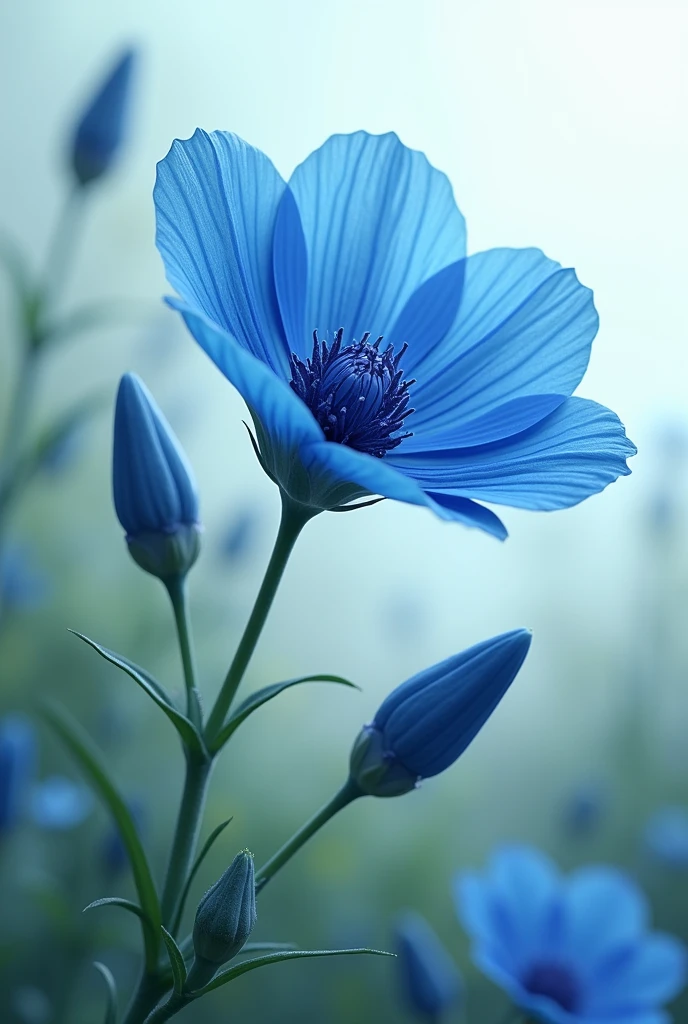 Blue flower